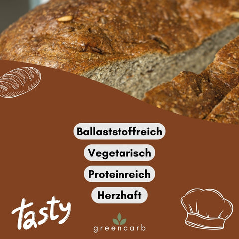 Greencarb® Eiweißbrot Dark & White 4er Paket