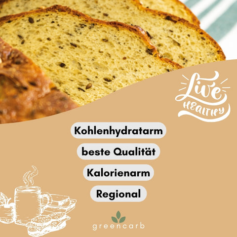 Greencarb® Eiweißbrot Dark & White