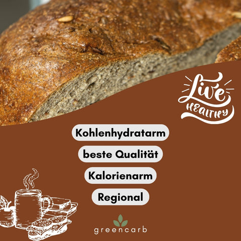 Greencarb® Eiweißbrot Dark & White