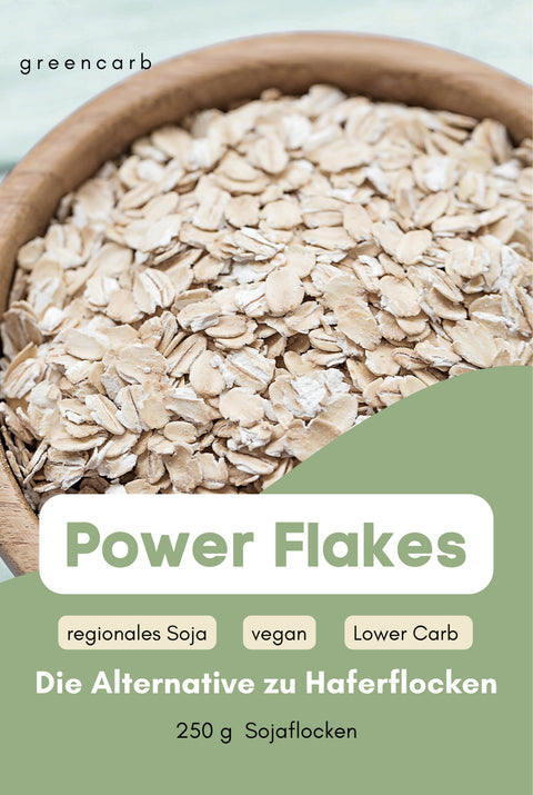 Greencarb® Daily Power Flakes - Sojaflocken (250 g)