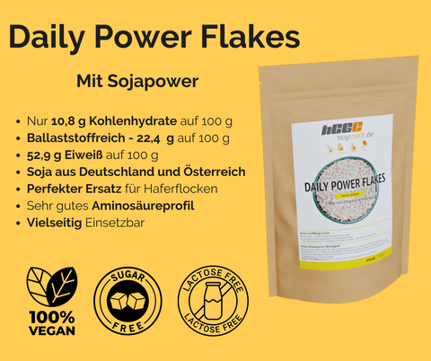 Greencarb® Daily Power Flakes - Sojaflocken (250 g)